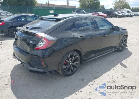 2018 Honda Civic Sport Touring из США, поврежденный, VIN SHHFK7H90JU418804